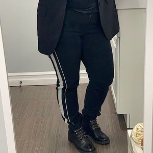 Slim fit trousers with side stripes, Bar III,stretch fabric for ultimate comfort